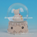 Globo de nieve decorativo de Navidad, globo de nieve de oso masivo, globo de agua personalizado con logotipo